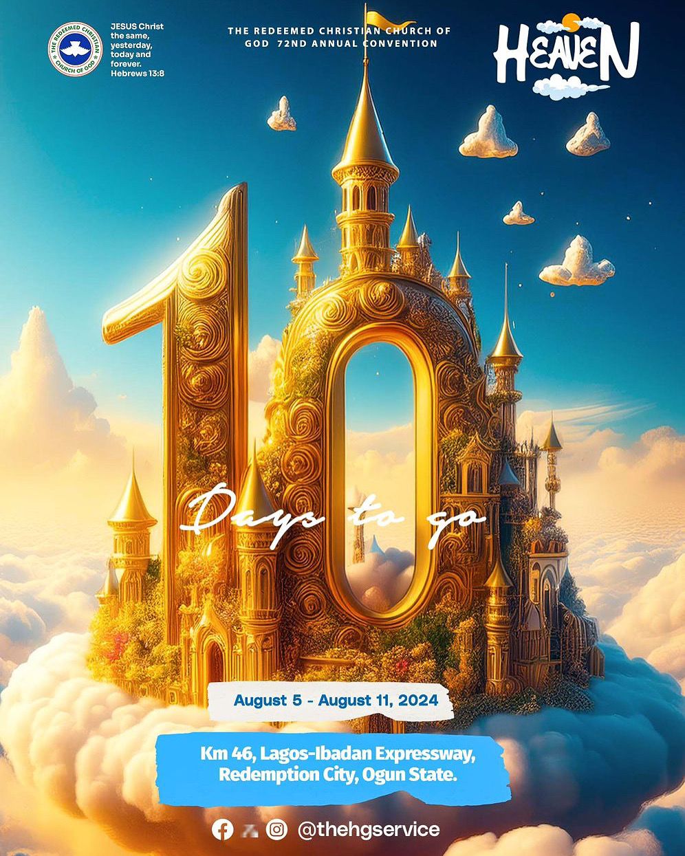 10 Days to Go: A Glimpse of Heaven Awaits!